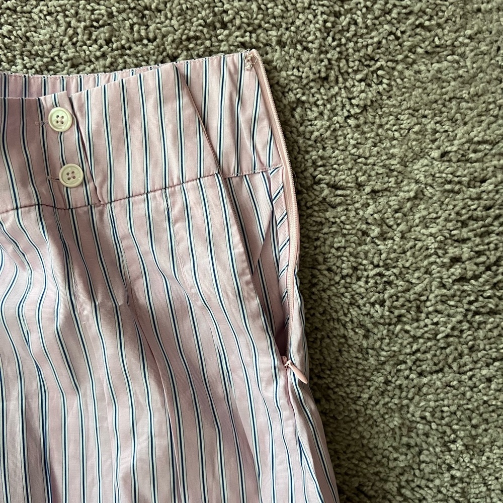NWT Free People NIA Pink Stripe Skort Medium / Large - Picture 5 of 10